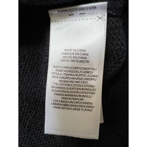 Polo Ralph Lauren Mens Varsity Letterman Patch Cardigan Sweater Size 2XL NWT - Picture 6 of 12